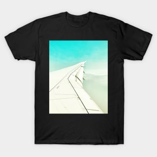 White Wing in Blue Skies T-Shirt